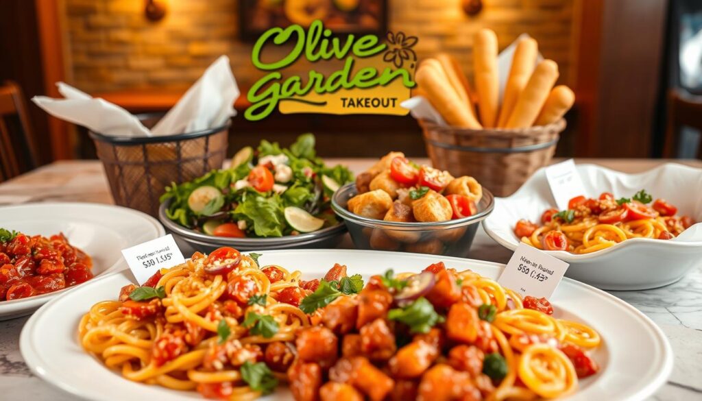 Olive Garden Takeout Menu with Prices
