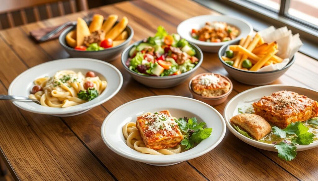lunch favorites at Olive Garden